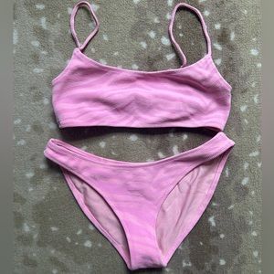 Pink triangl bikini size small in perfect condition